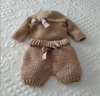 Conjunto varios colores crochet.
